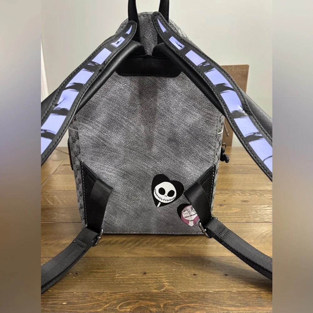 Loungefly Disney Nightmare Before Christmas Eternally Yours Tombstone Backpack - Picture 2 of 11